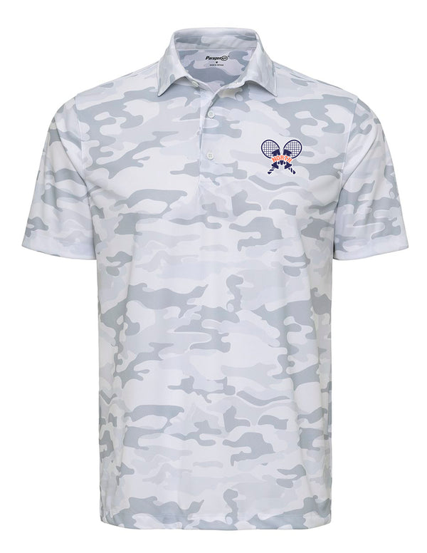 North Tennis Paragon Camo White Polo