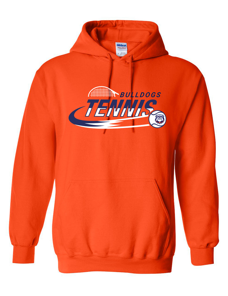 North Tennis Gildan Swoosh Hoodie Orange