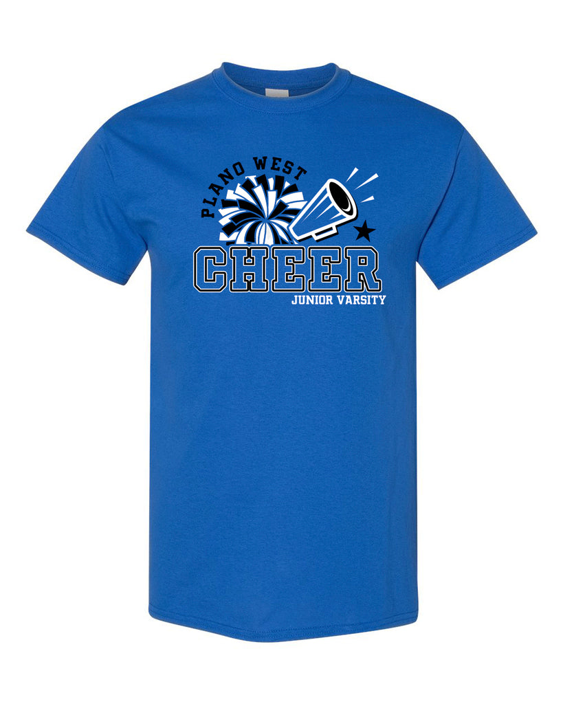 Plano West JV Cheer Royal Cheer Tee
