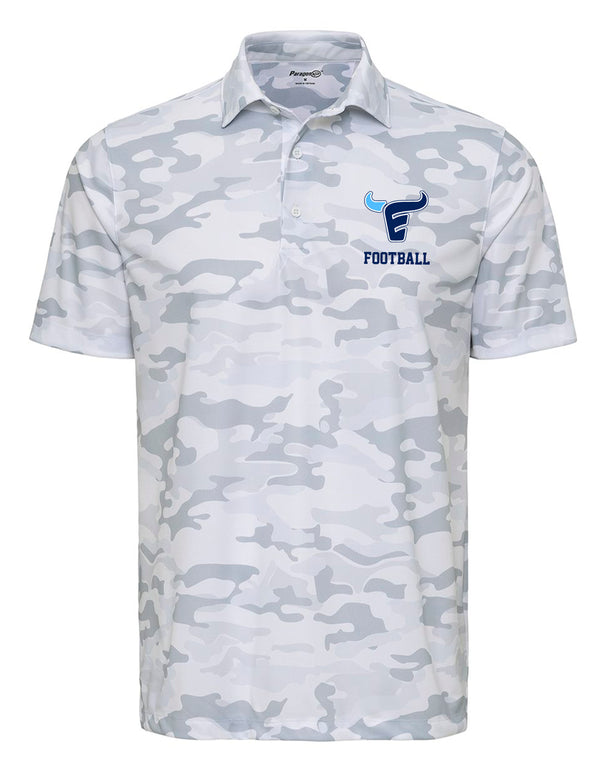 Emerson Football Paragon White Camo Polo