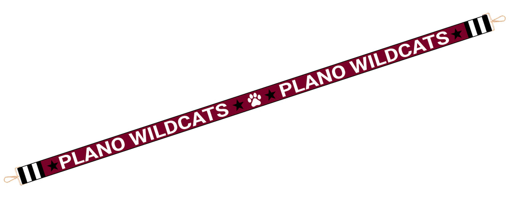 Plano Senior Cheer Custom Beaded Plano Wildcat Purse Strap