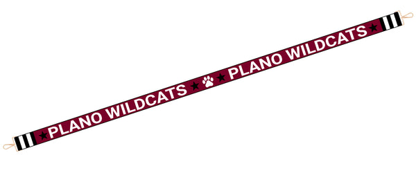Plano Senior Cheer Custom Beaded Plano Wildcat Purse Strap