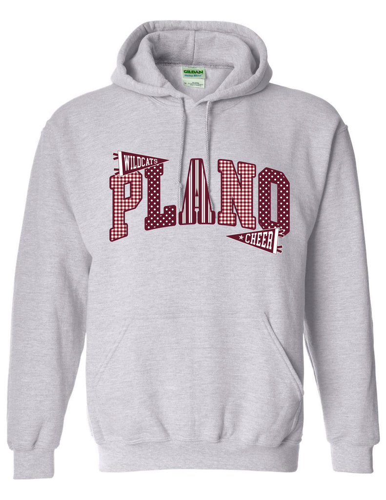 Plano Senior Cheer Ash Gray Gildan Hoodie