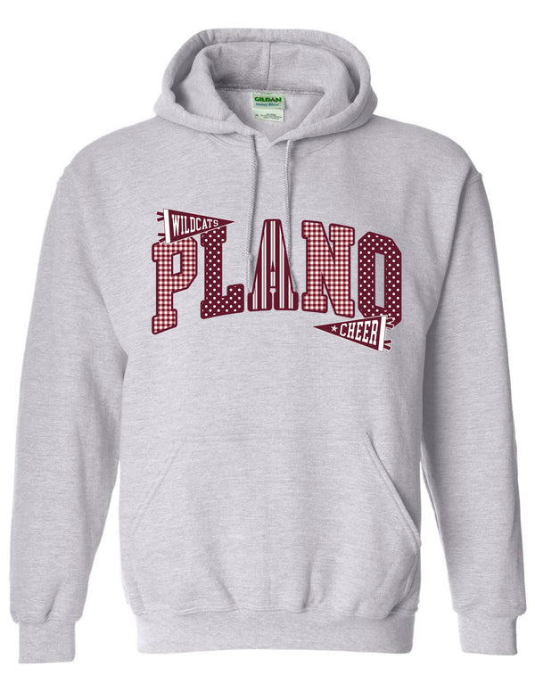 Plano Senior Cheer Ash Gray Gildan Hoodie