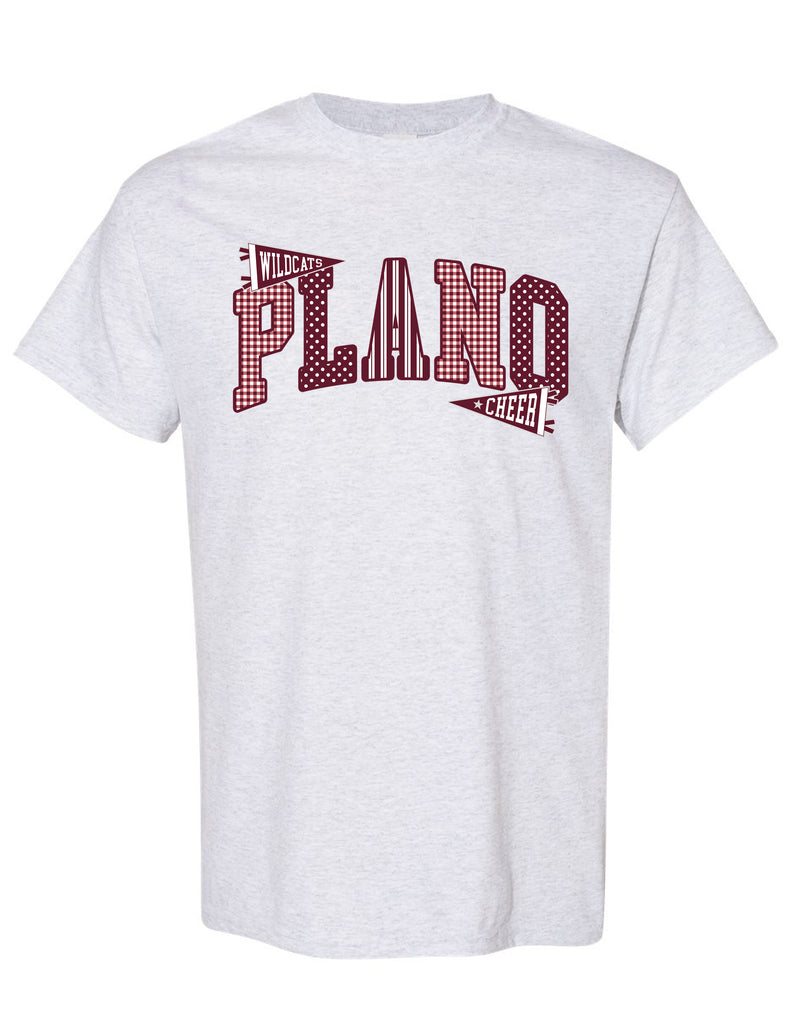 Plano Senior Cheer Ash Gray Gildan Tee