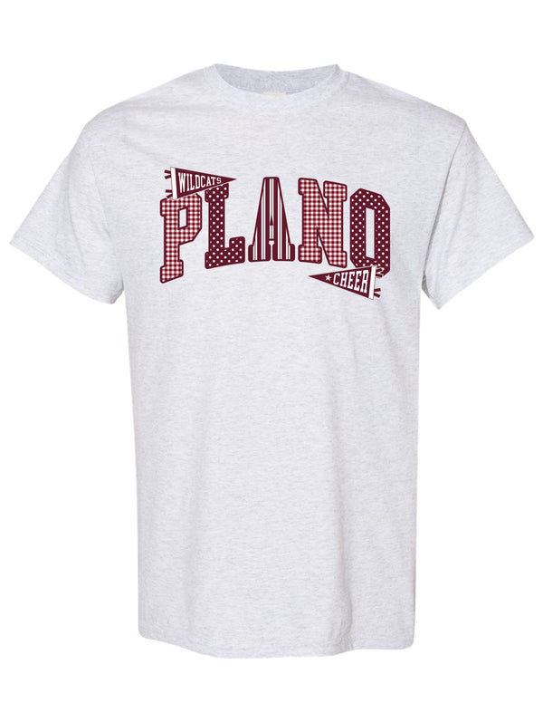 Plano Senior Cheer Ash Gray Gildan Tee