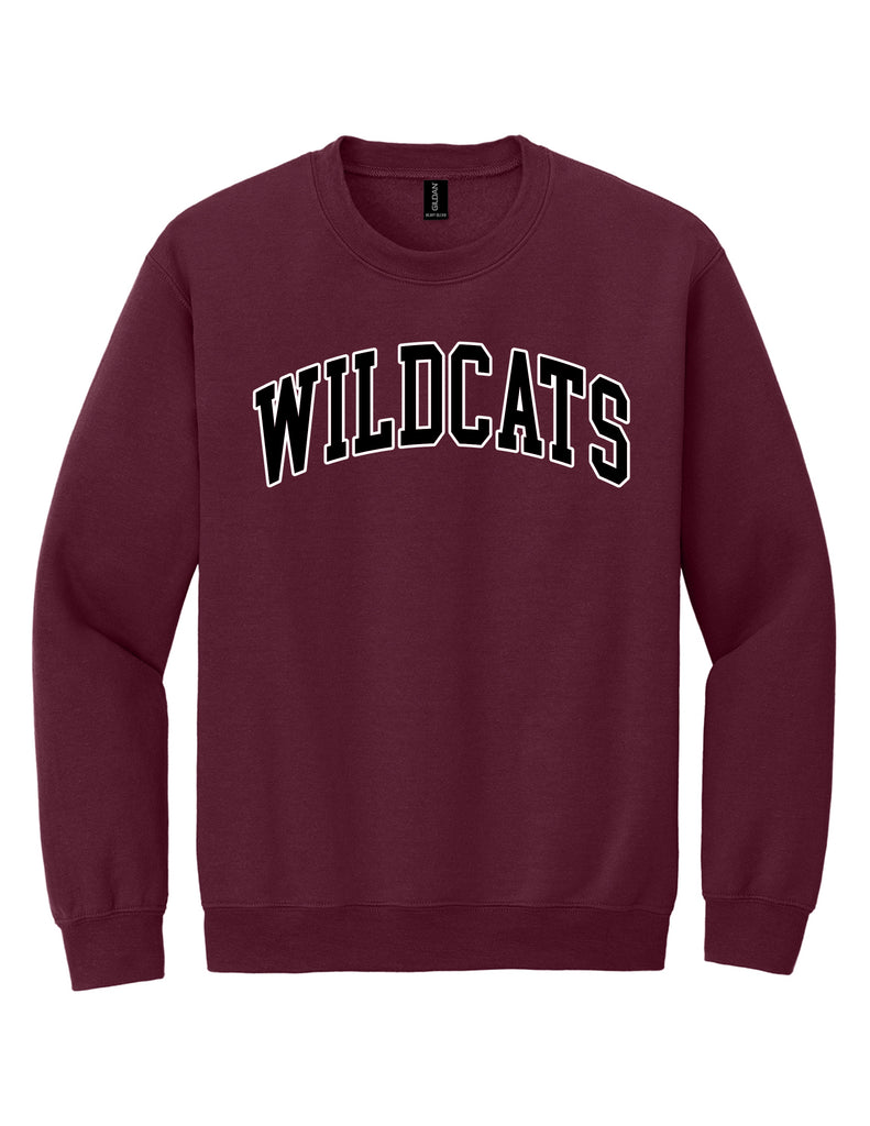 Plano Senior Cheer Maroon Gildan Crewneck