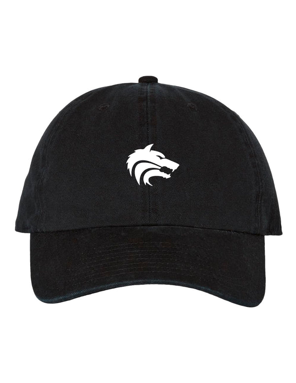 Plano West 47 Black Clean Up Dad Hat with Small White Logo