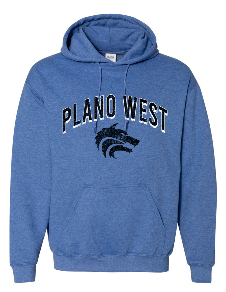 Plano West Cheer Heather Royal Hoodie