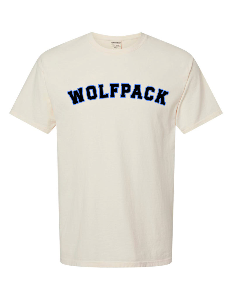 Plano West Cheer WOLFPACK Comfort Wash Parchment Tee