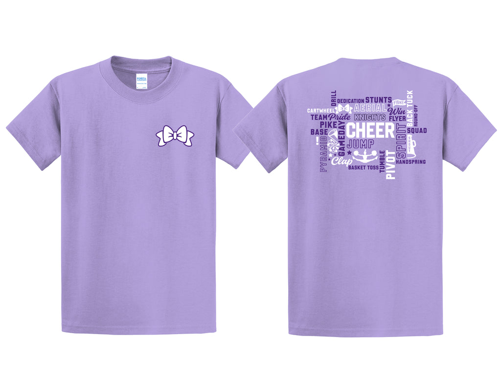 Indy Cheer Lavender Cheer Tee