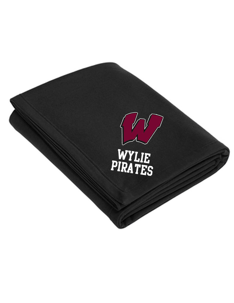 Wylie Cheer Oversized Black Sweatshirt Blanket