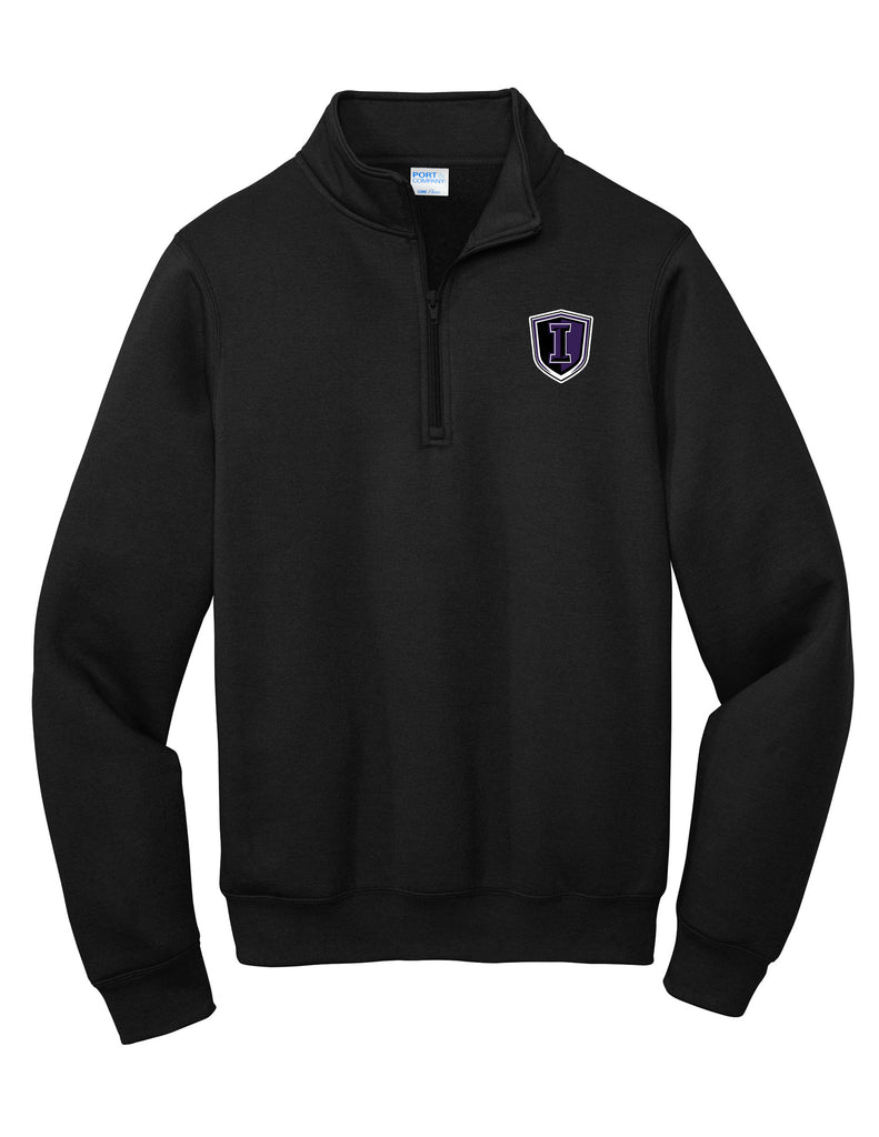 Indy Cheer Port & Co 1/4 Zip Pullover Black
