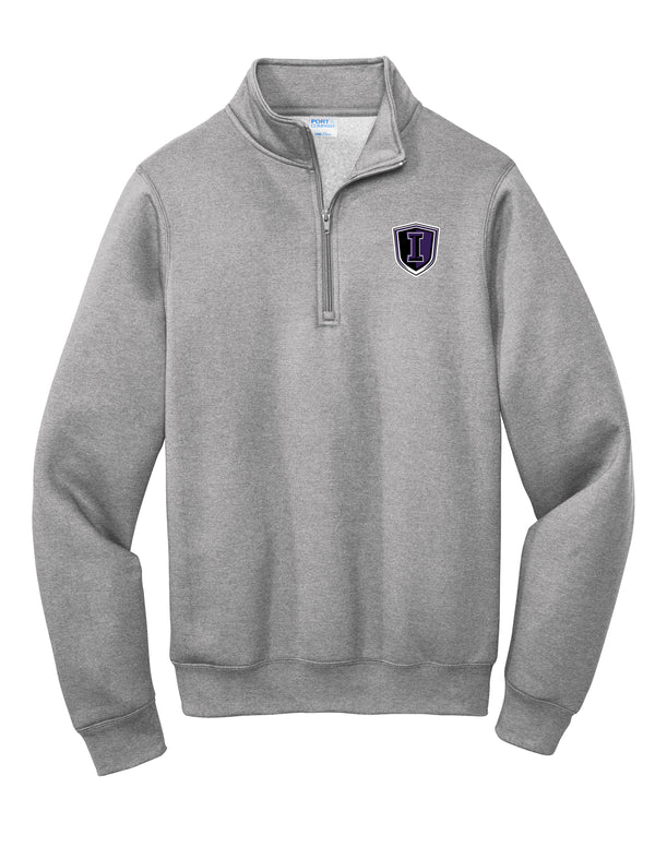 Indy Cheer Port & Co 1/4 Zip Pullover Gray