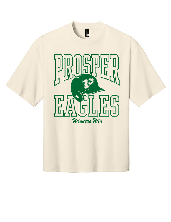 Prosper Baseball Helmet Design Ivory District Tee