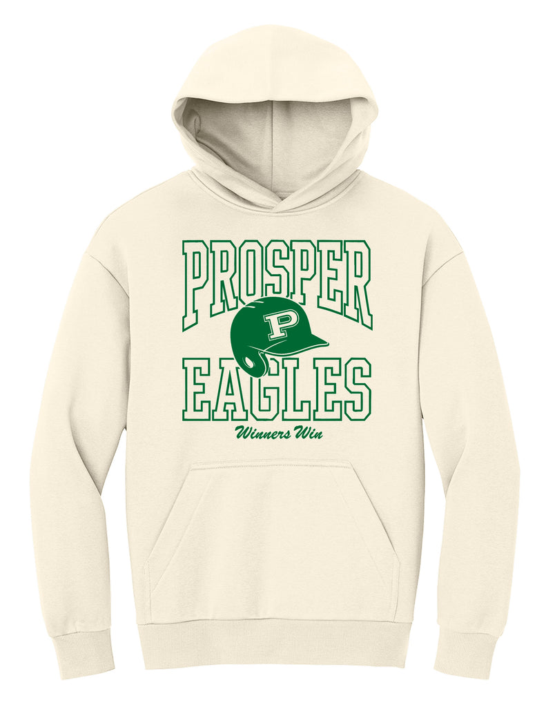Prosper Baseball Helmet Design Ivory District Hoodie