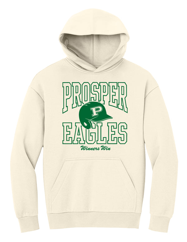Prosper Baseball Helmet Design Ivory District Hoodie