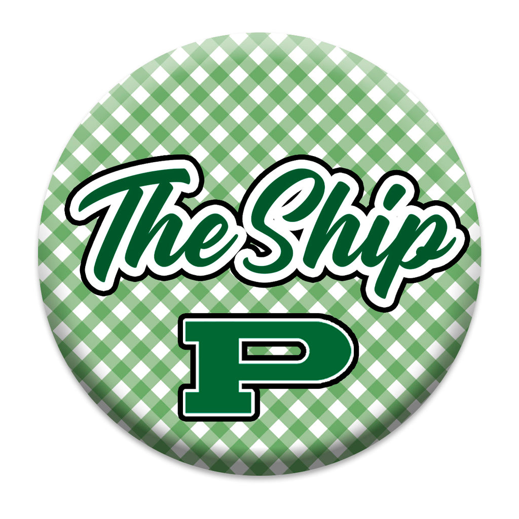 Prosper Baseball The Ship 3 inch Spirit Button
