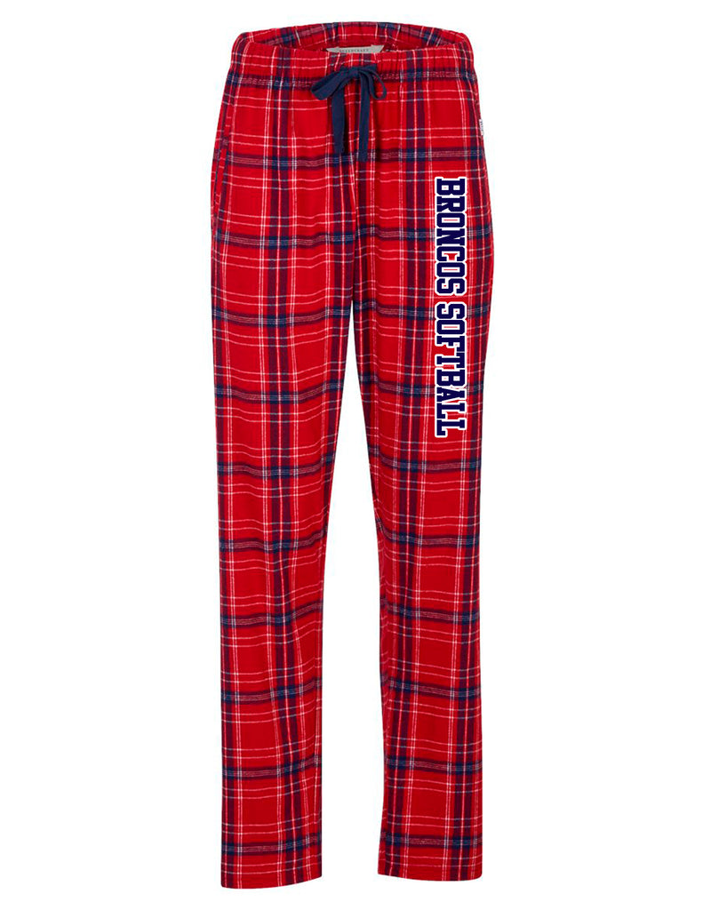 Boyd Softball Red Plaid Flannel Printed PJ Pants