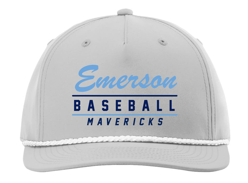 Emerson Baseball Richardson Light Gray Five Panel Rope Hat