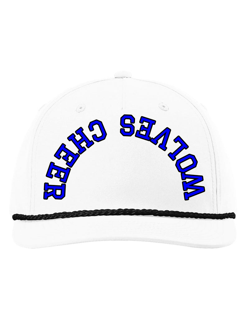 Plano West Cheer Richardson Rope Hat with Upside Down Embroidery