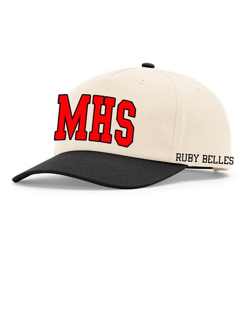 Ruby Belles Richardson Natural/Black w/ Side Embroidery