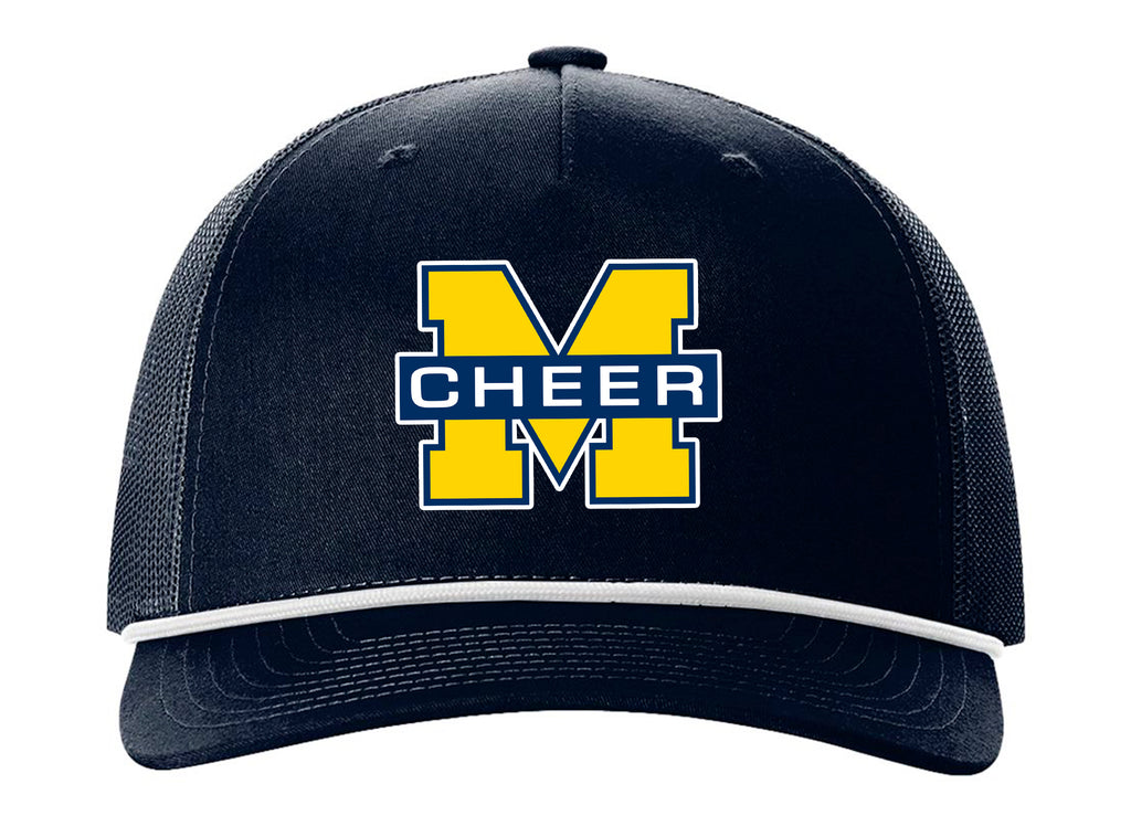 McKinney High Cheer Richardson Five Panel Rope Hat with Cheer Logo