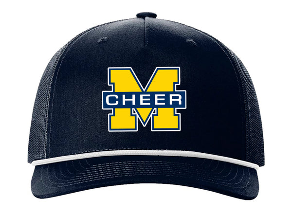 McKinney High Cheer Richardson Five Panel Rope Hat with Cheer Logo