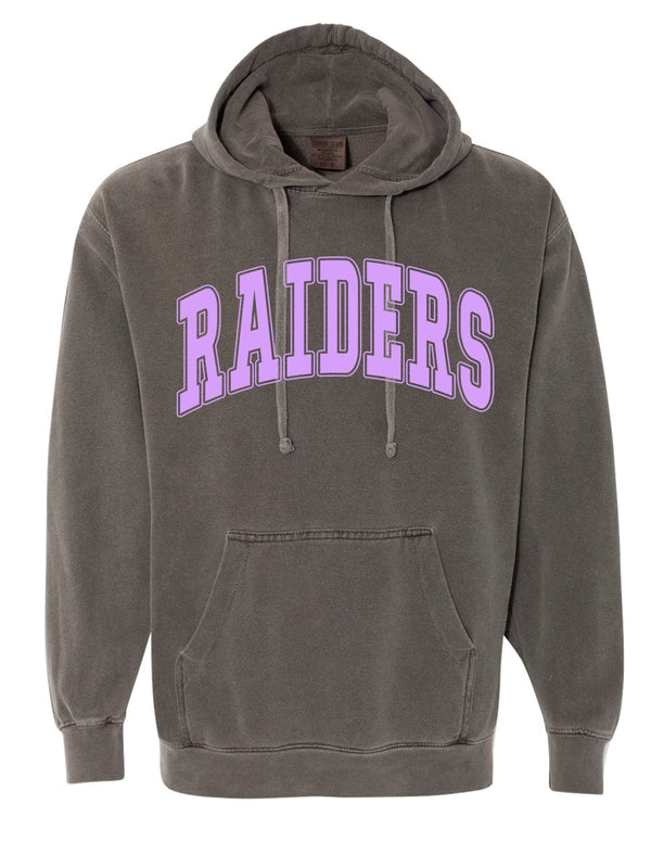 Richland Cheer Oversized Print Pepper Comfort Colors Hoodie