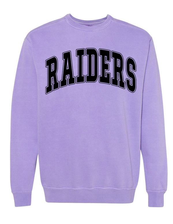 Richland Cheer Oversized Print Violet Comfort Colors Crewneck