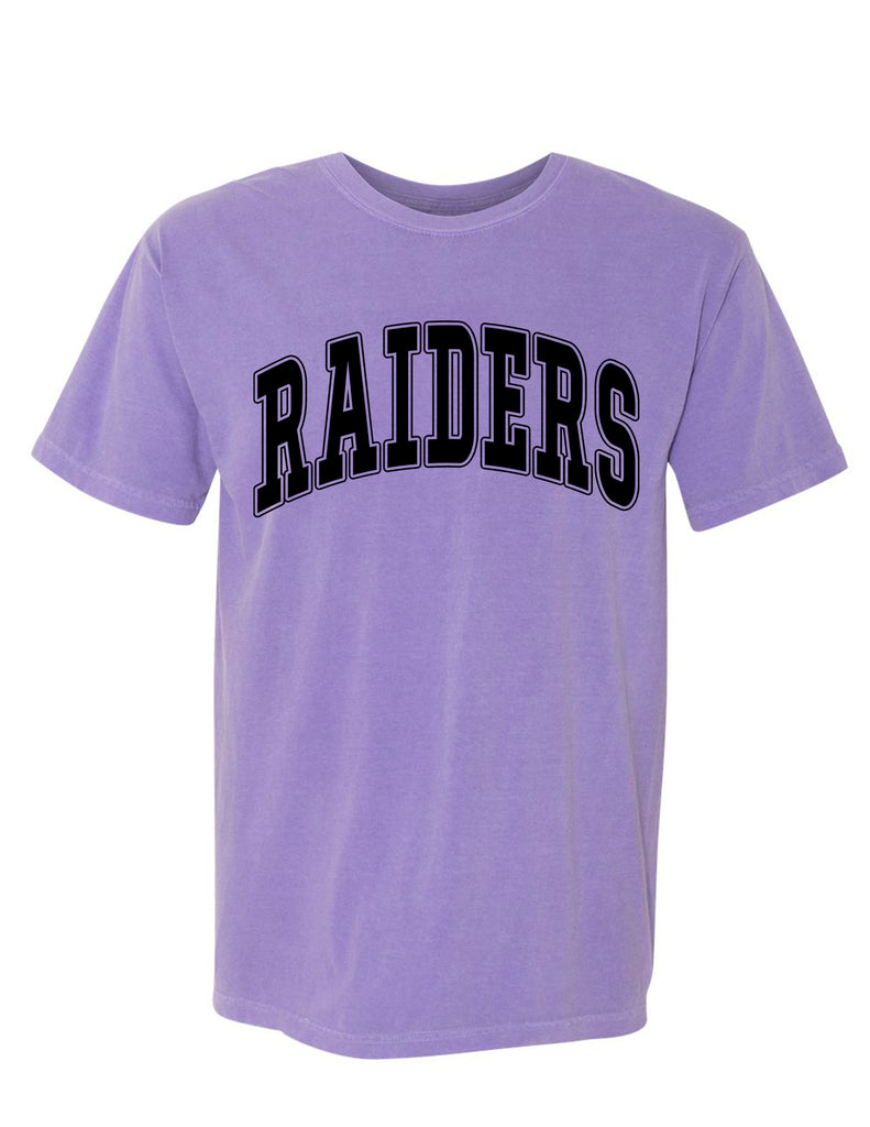 Richland Cheer Oversized Print Violet Comfort Colors Tee