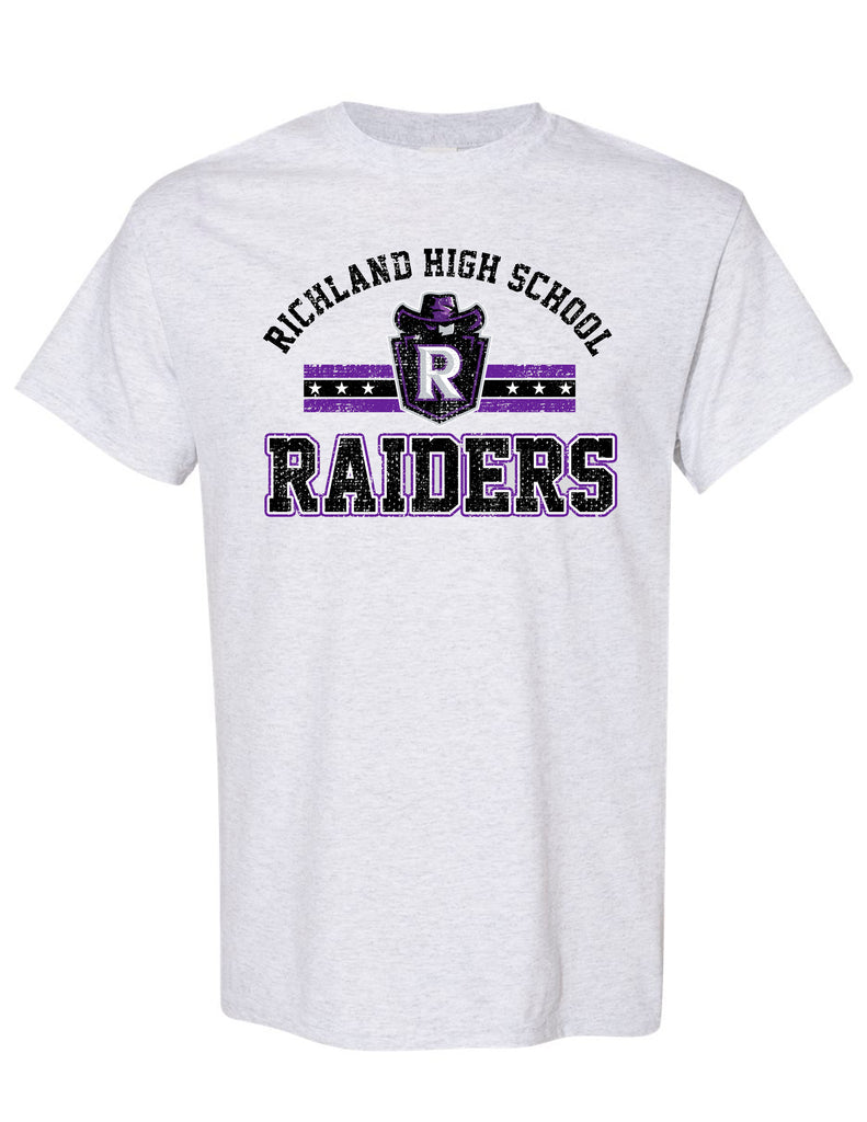 Richland Cheer Raiders Gildan Ash Gray Tee