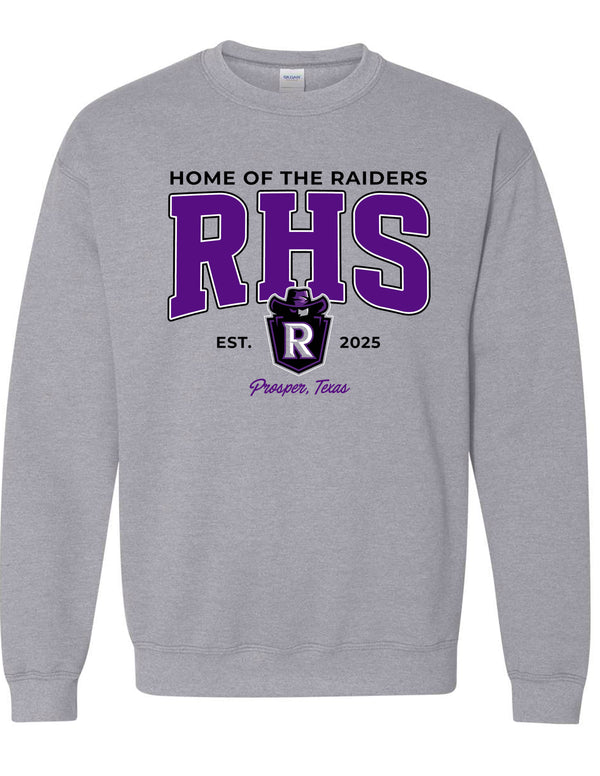 Richland Cheer RHS Gildan Sports Gray Crewneck