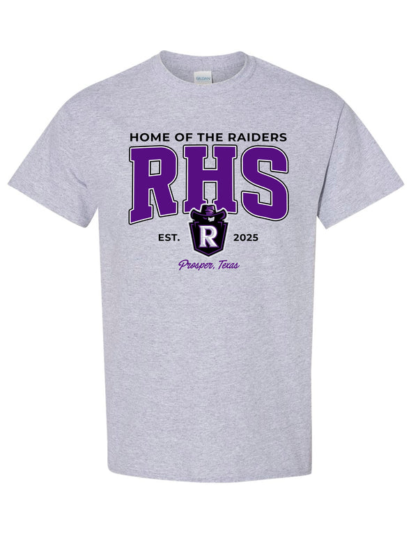 Richland Cheer RHS Gildan Sports Gray Tee