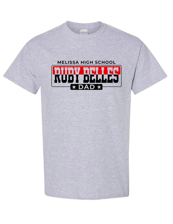 Ruby Belles Gildan Dad Short Sleeve T-Shirt Sports Gray