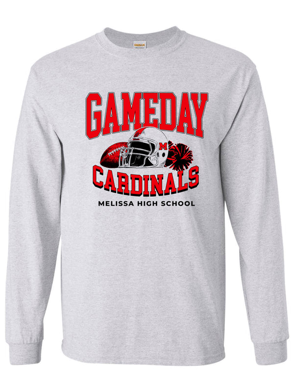 Ruby Belles Gildan Gameday Long Sleeve T-Shirt Ash Gray