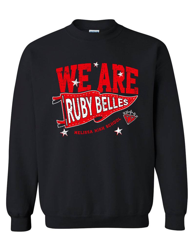 Ruby Belles Gildan We Are Crewneck Sweatshirt Black