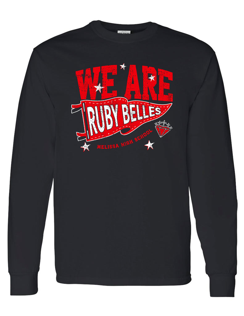 Ruby Belles Gildan We Are Long Sleeve T-Shirt Black