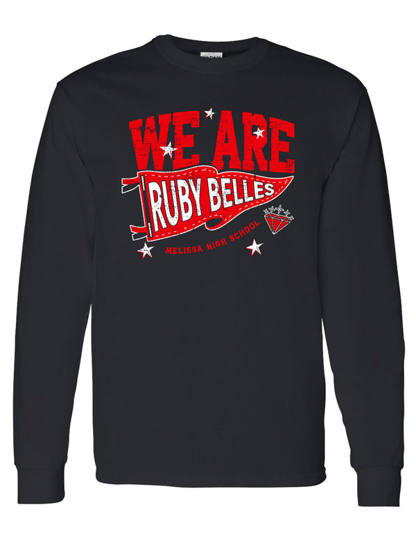Ruby Belles Gildan We Are Long Sleeve T-Shirt Black