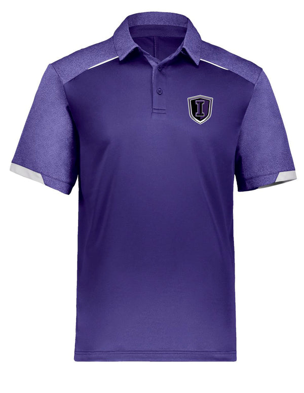 Indy Cheer Russell Athletic Purple Polo