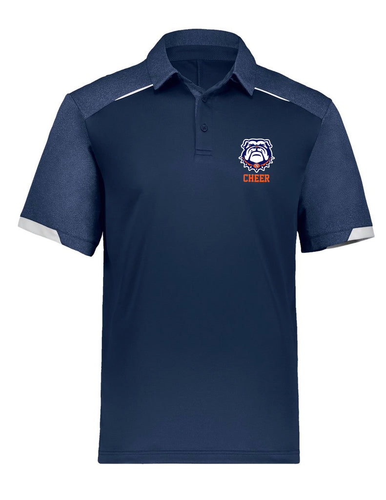 McKinney North Cheer Russell Athletic Navy Polo with Embroidery Logo Cheer