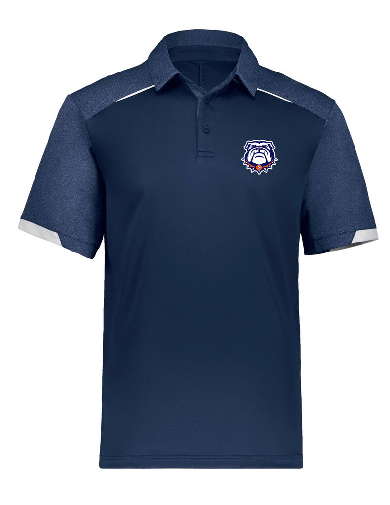 McKinney North Cheer Russell Athletic Navy Polo with Embroidery Logo