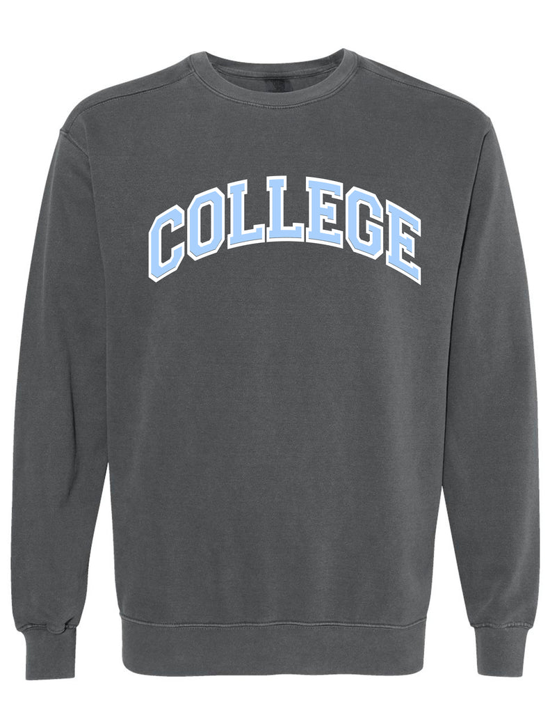 SJMS AVID Comfort Colors Pepper COLLEGE Crewneck