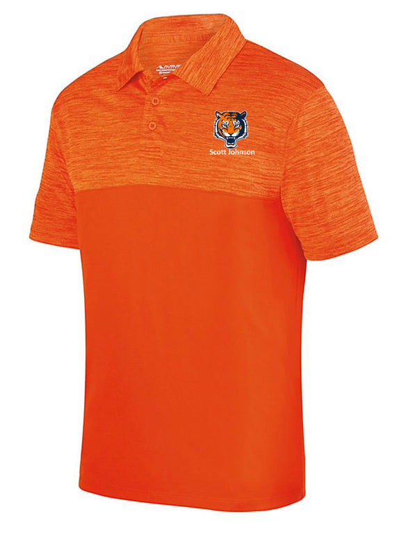 Scott Johnson Augusta Tonal Orange Polo w/ Embroidery