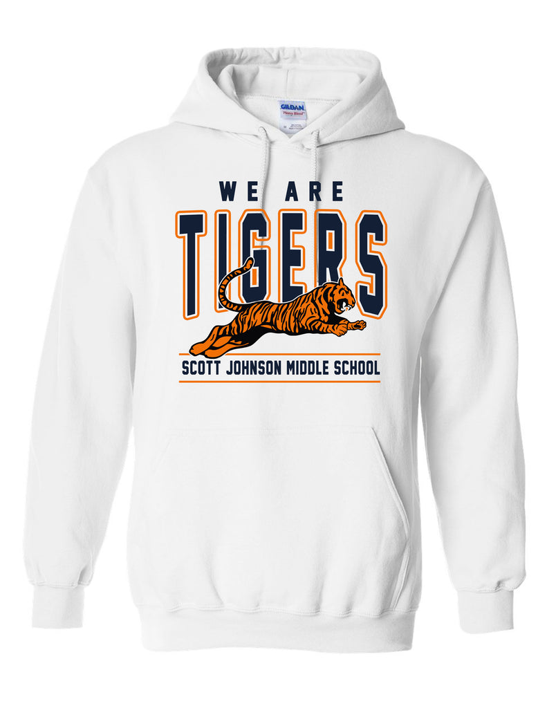 Scott Johnson Gildan White WE ARE Hoodie YOUTH