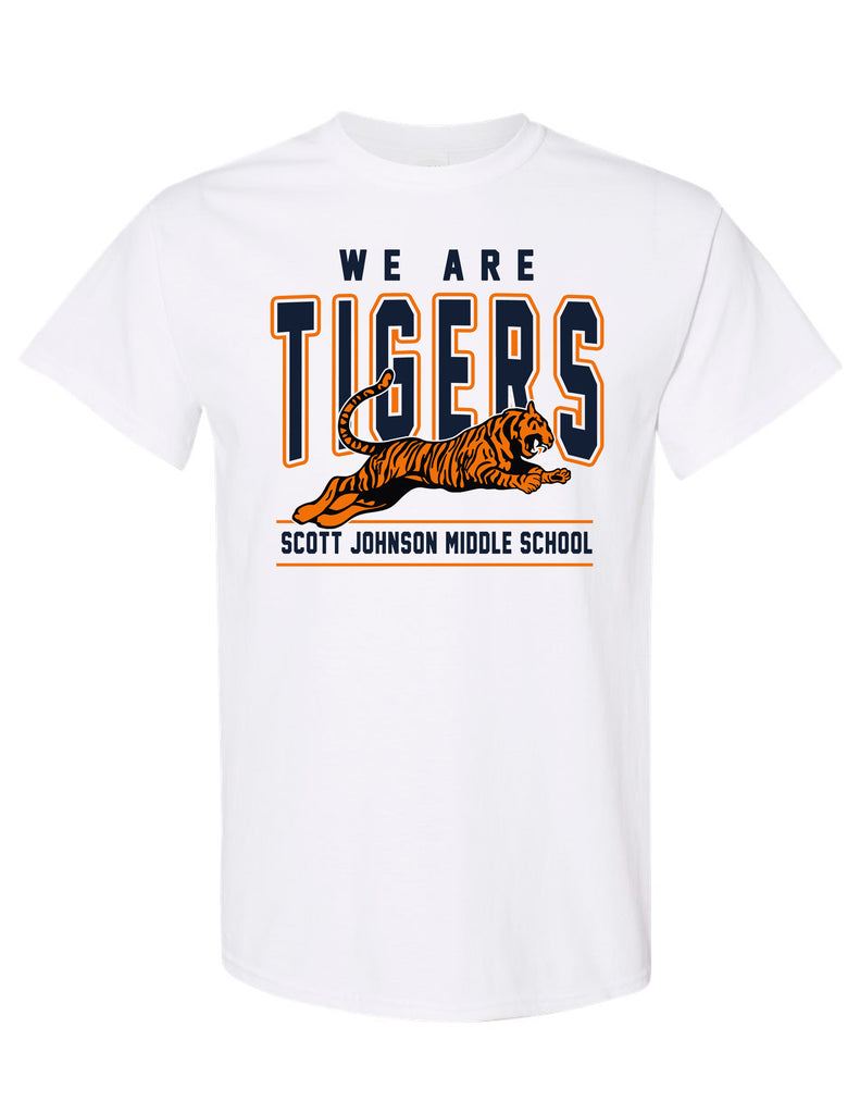 Scott Johnson Gildan White WE ARE Short Sleeve T-Shirt YOUTH