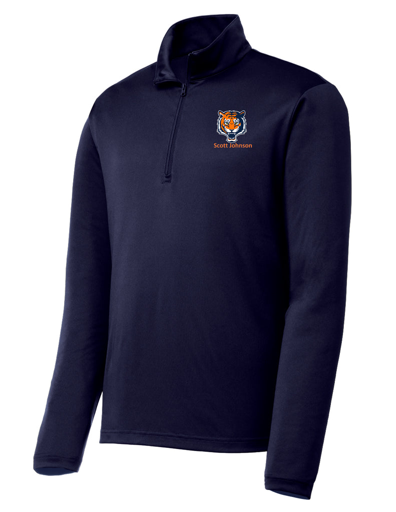 SJMS Navy Sport-Tek Quarter Zip with Embroidery