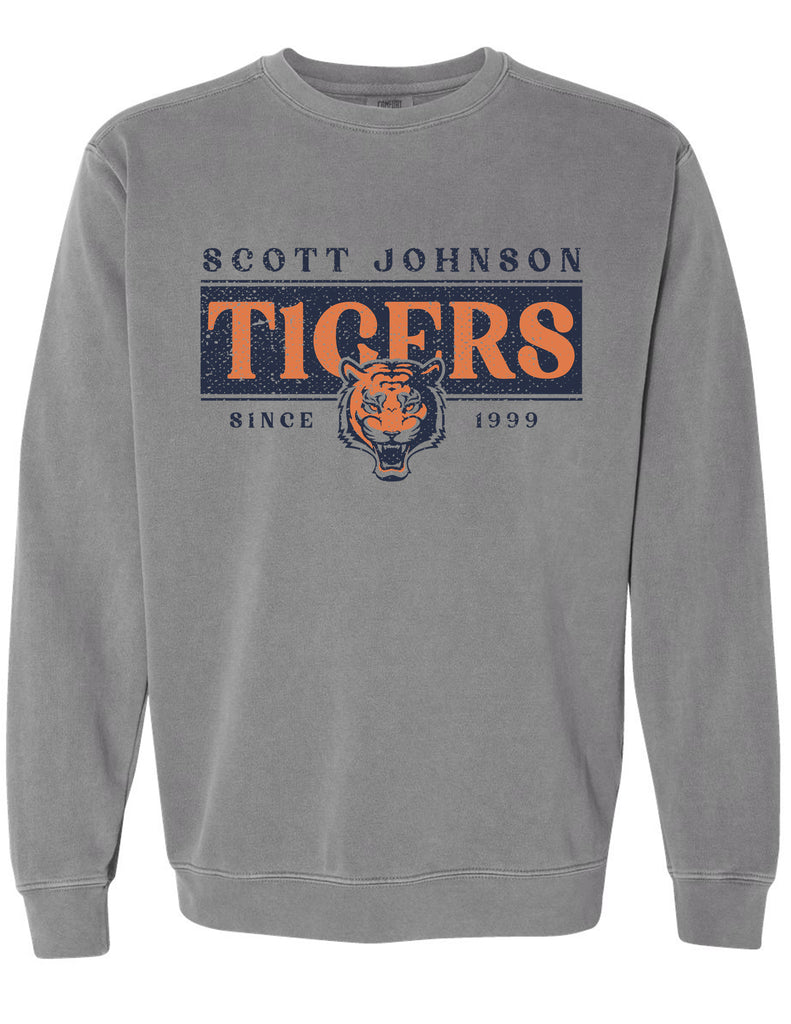 SJMS Tigers Logo Crewneck Sweatshirt
