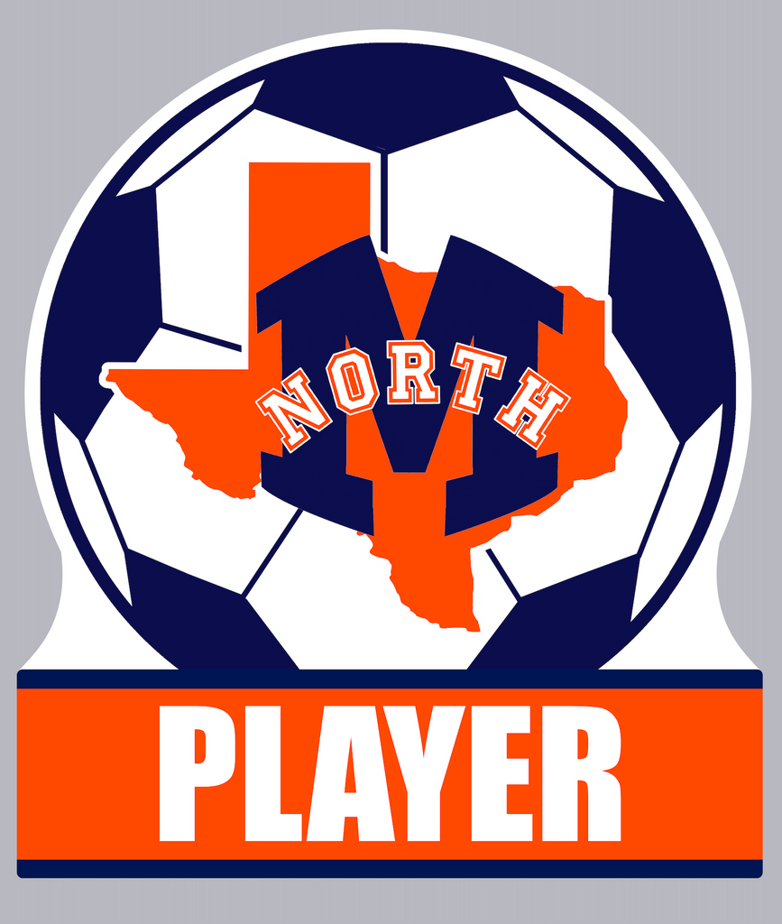 McKinney North Soccer Metal Yard Sign with Personalization