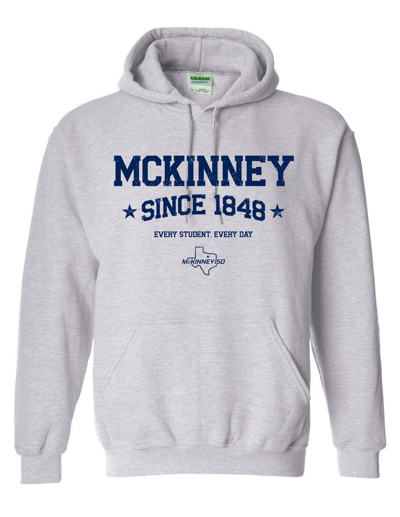 McKinney ISD Gildan Ash Hoodie